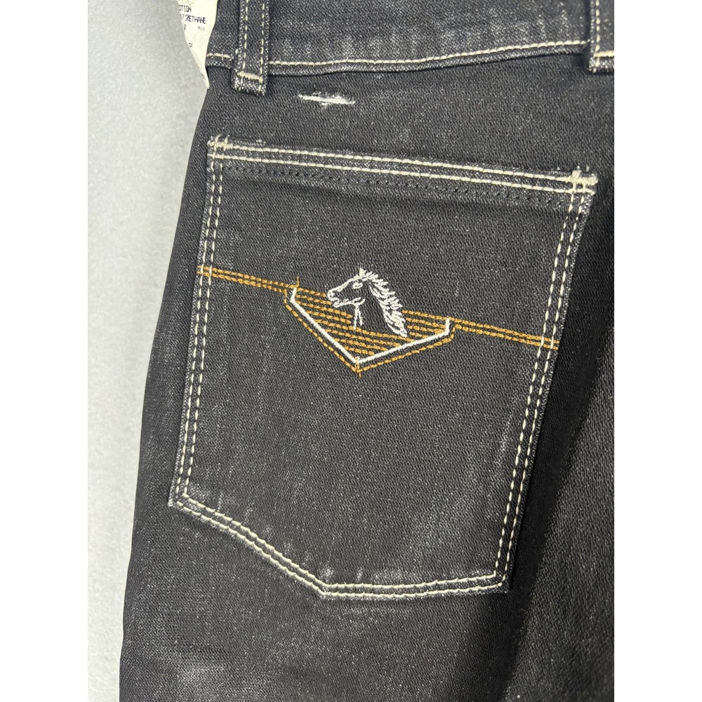 Vintage Jordache Jeans Womens 10 High Rise Stretch Straight Leg 90s Made in USA - Picture 9 of 16